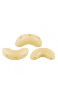Les perles par Puca® Arcos beads Opaque beige 13010